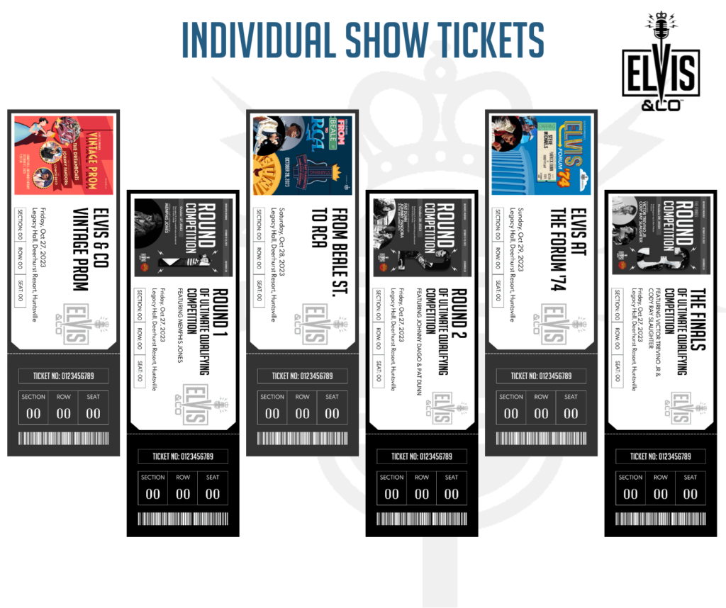 Individual Elvis and Co Tickets