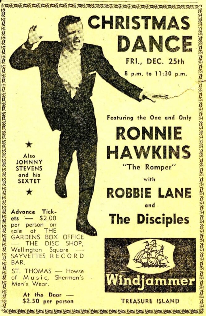 Robbie Lane Poster with Ronnie Hawkins