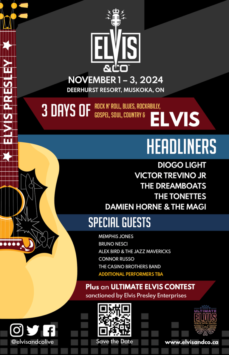 2024 Elvis and Co Festival Poster