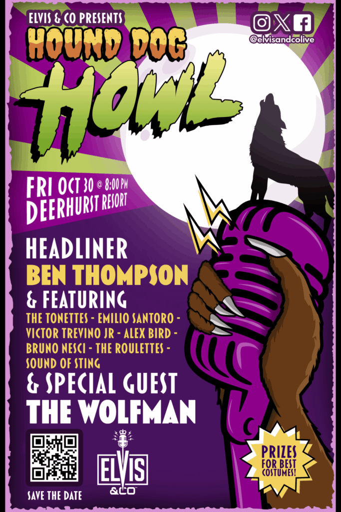 2026 Elvis & Co Halloween Howl Poster